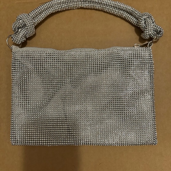 Temu Handbags - Silver Mesh Handbag